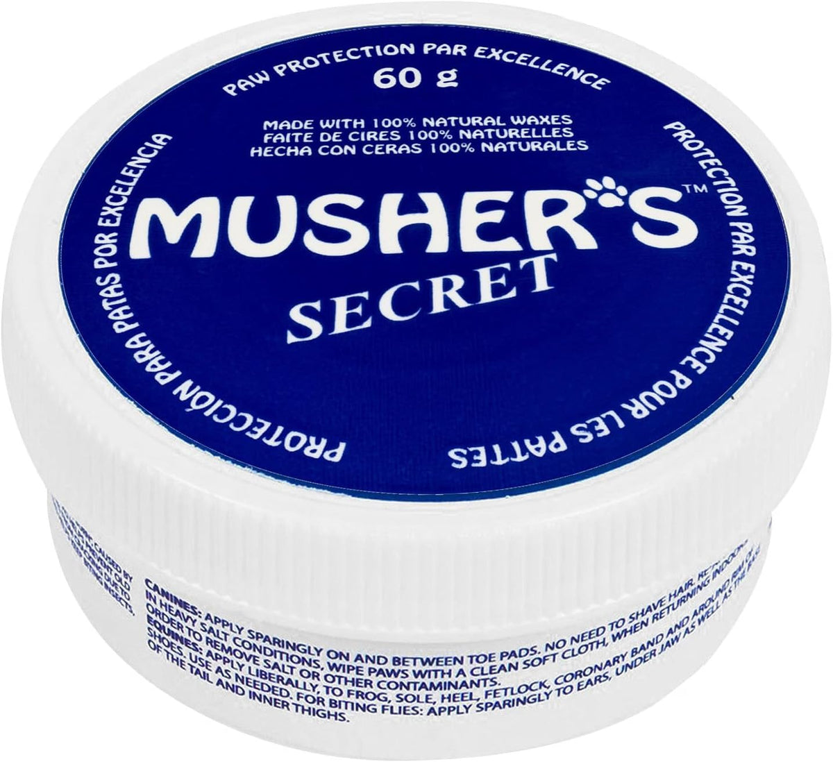 Musher's Secret Paw Wax, 60 g — alternate product view