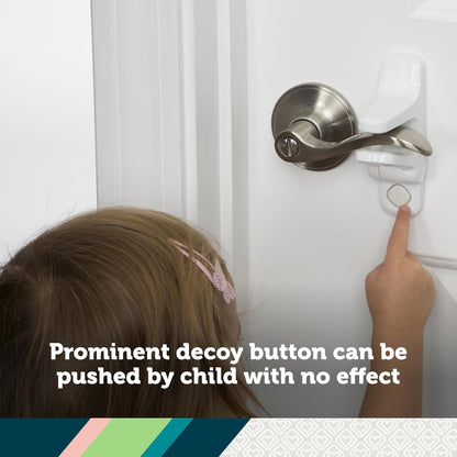 Safety 1st OutSmart Door Lever Lock, White, 1 Count - view 2