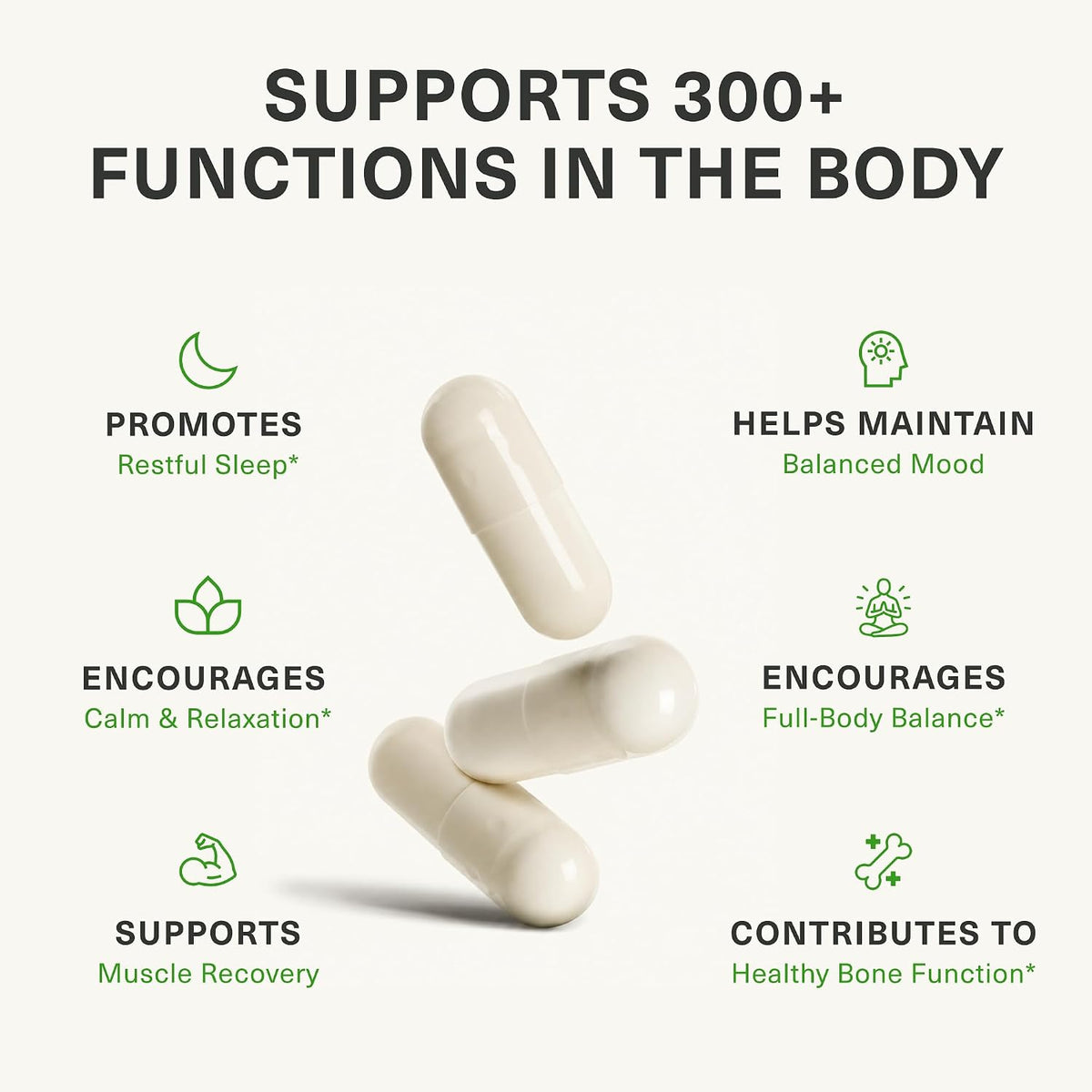 BIOptimizers Magnesium Breakthrough 500mg, 7 Forms of Magnesium, 60 Capsules - view 2