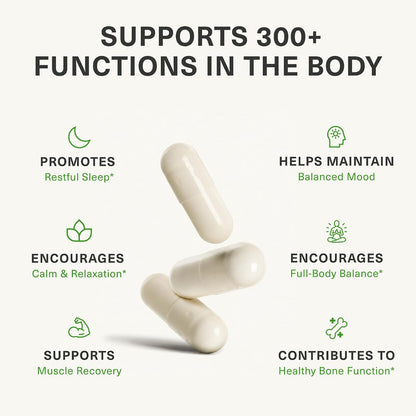 BIOptimizers Magnesium Breakthrough 500mg, 7 Forms of Magnesium, 60 Capsules - view 2