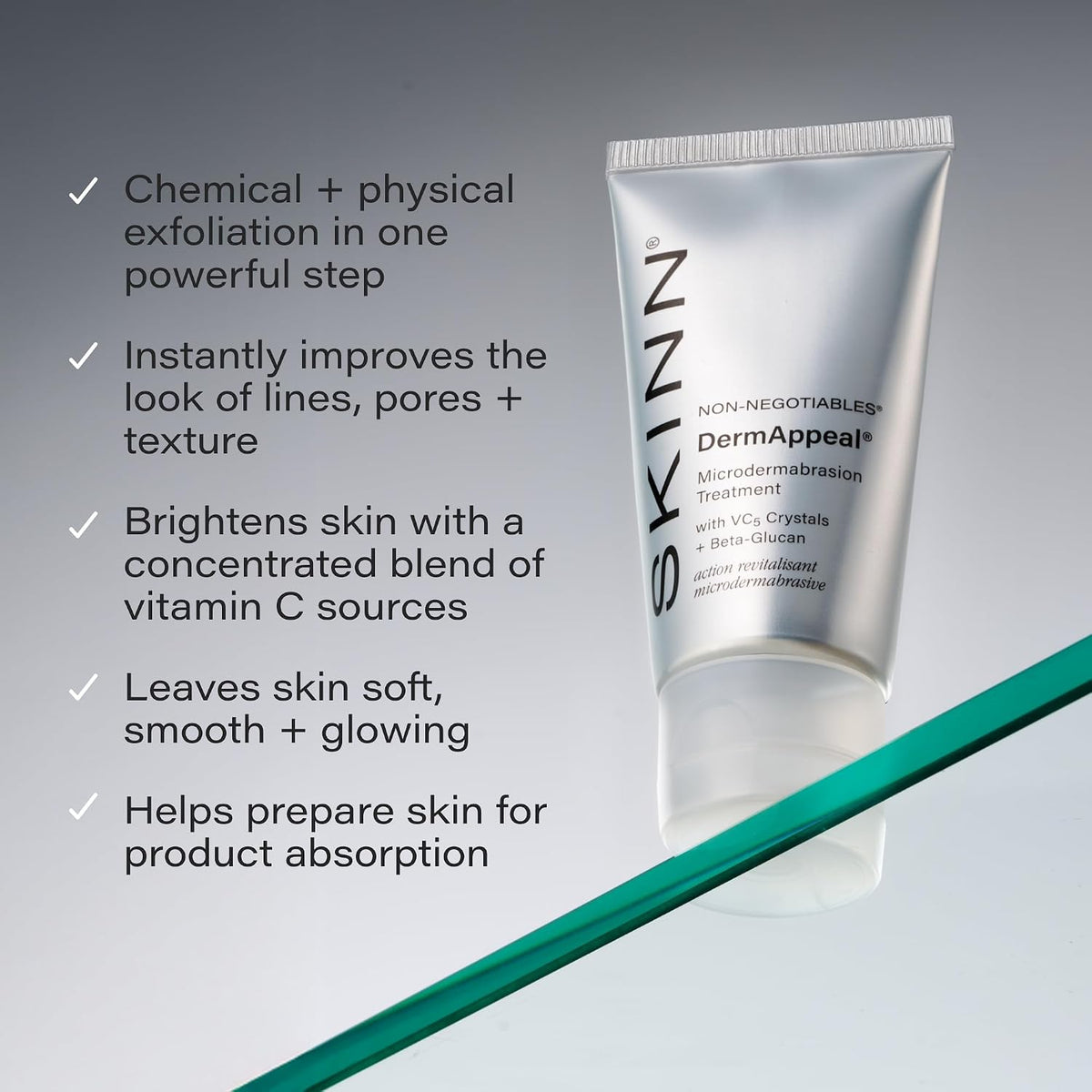 SKINN DermAppeal Microdermabrasion Facial Scrub, 2 oz - view 3