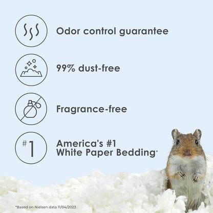 Kaytee Clean & Cozy White Paper Bedding for Small Animals, 100 Litre - view 2