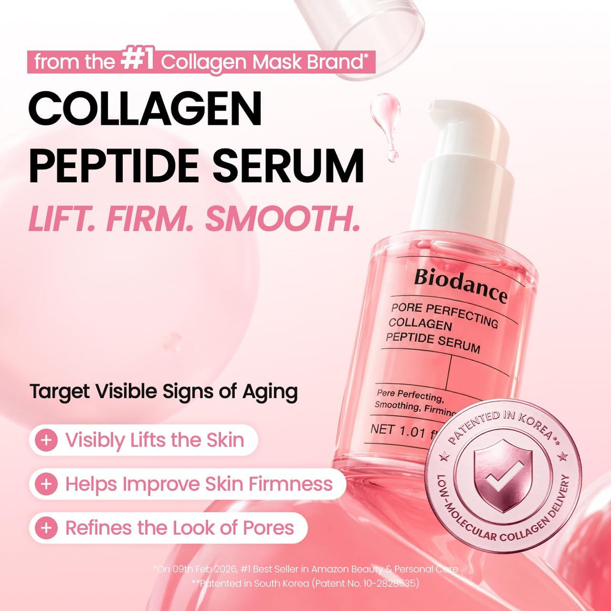 Biodance Pore Perfecting Collagen Peptide Serum, 30 ml - view 2