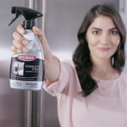 Weiman Stainless Steel Cleaner and Polish Spray, 12 fl oz (355 ml) - view 2