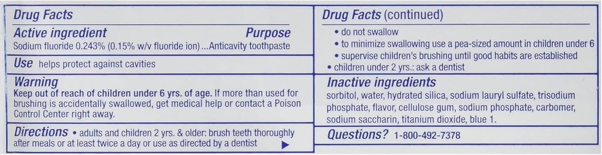 Crest Cavity Protection Regular Toothpaste 8.2 oz, Pack of 2 - view 4