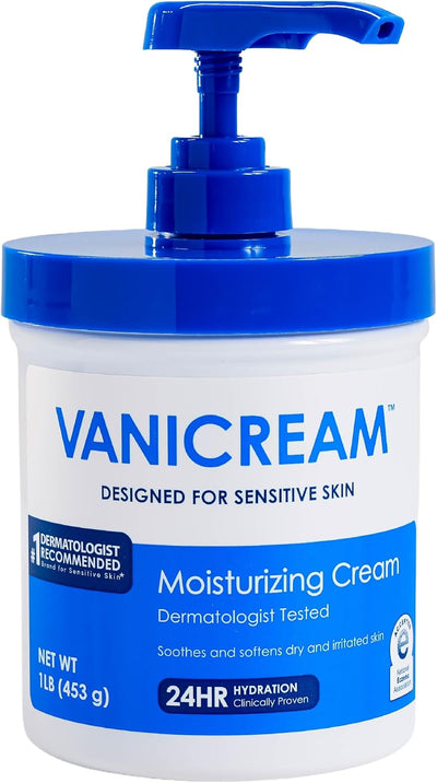 Vanicream Moisturizing Skin Cream with Pump, 16 fl oz