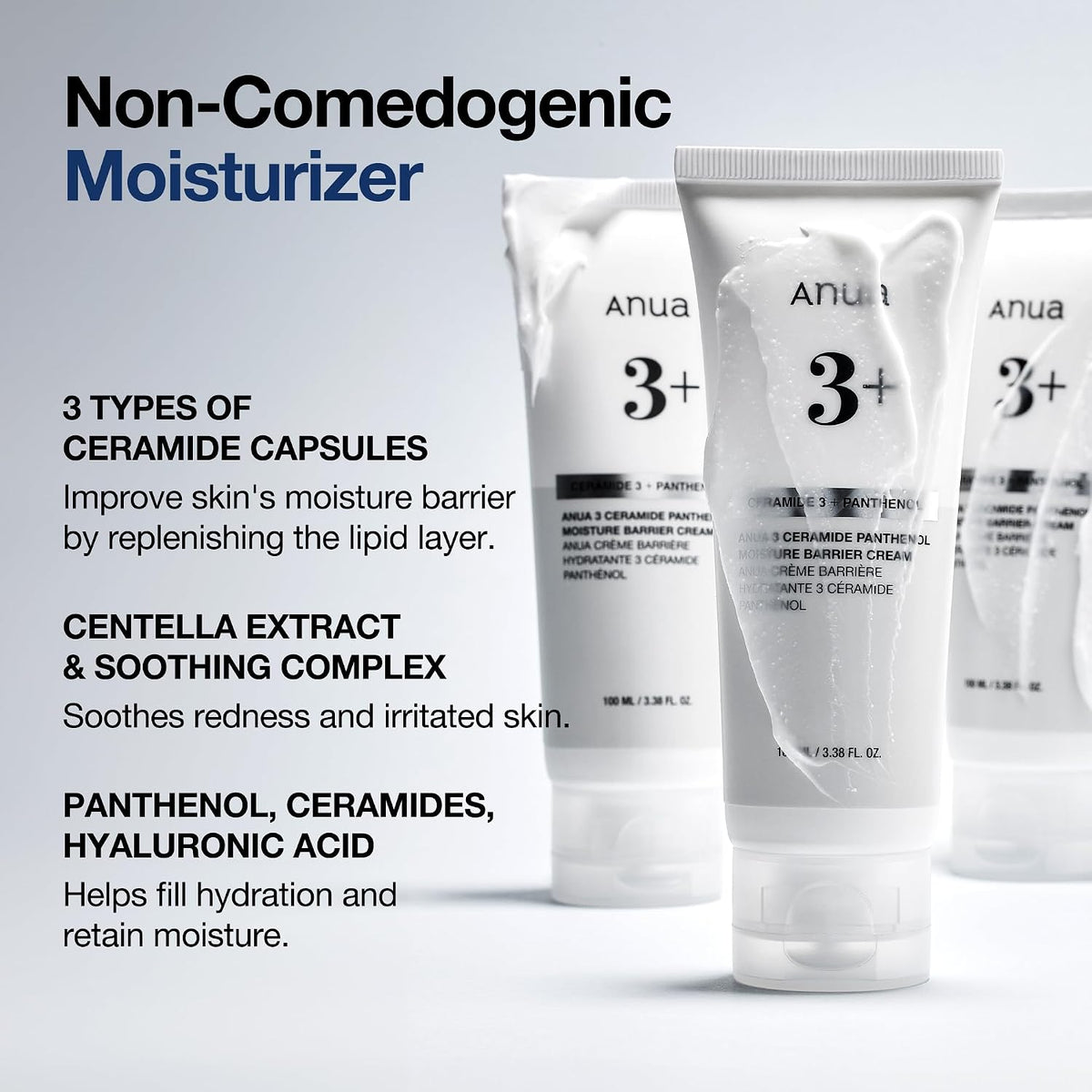 Anua 3 Ceramide Panthenol Moisture Barrier Cream 100ml - view 3