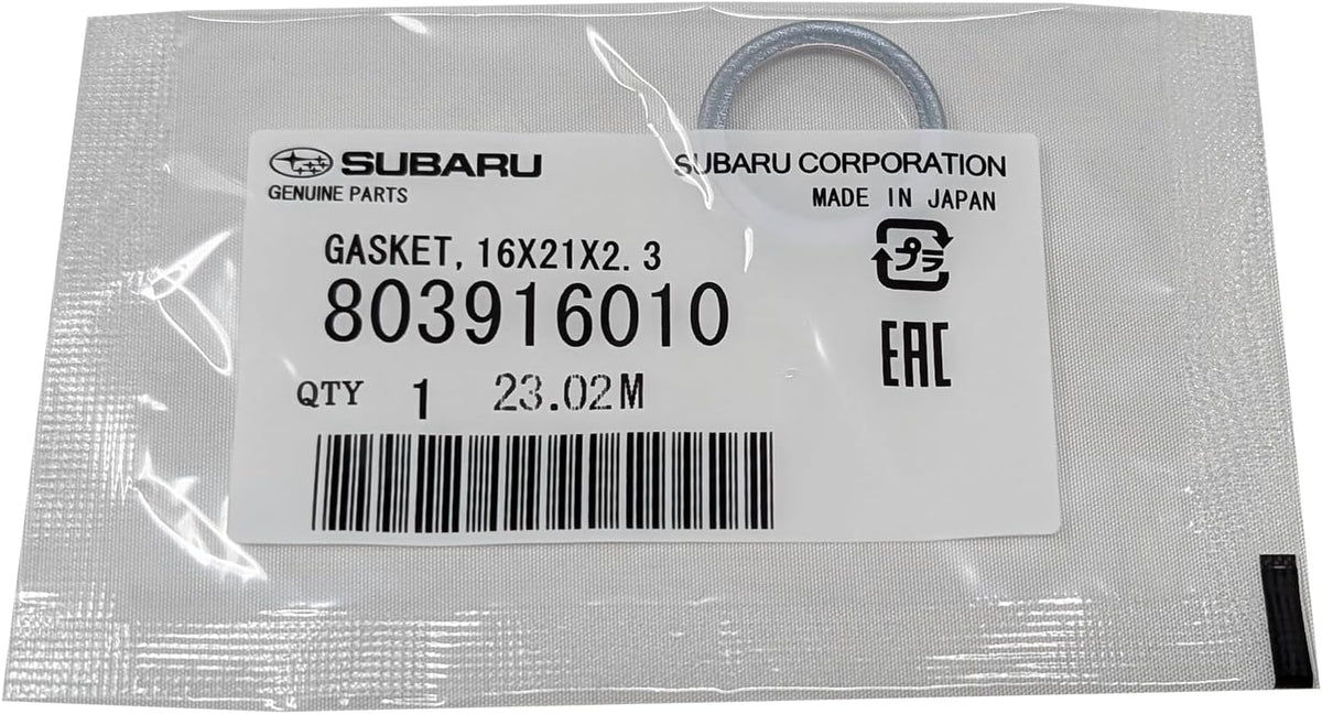 Subaru Genuine Engine Oil Filter and Crush Washer Kit, 15208AA21A — alternate product view