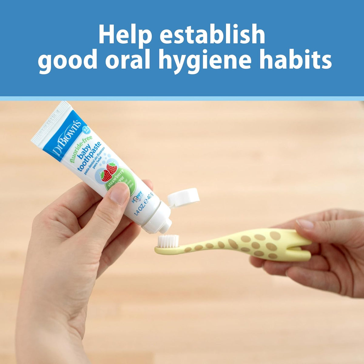 Dr. Brown's Infant-to-Toddler Toothbrush, Giraffe - view 6