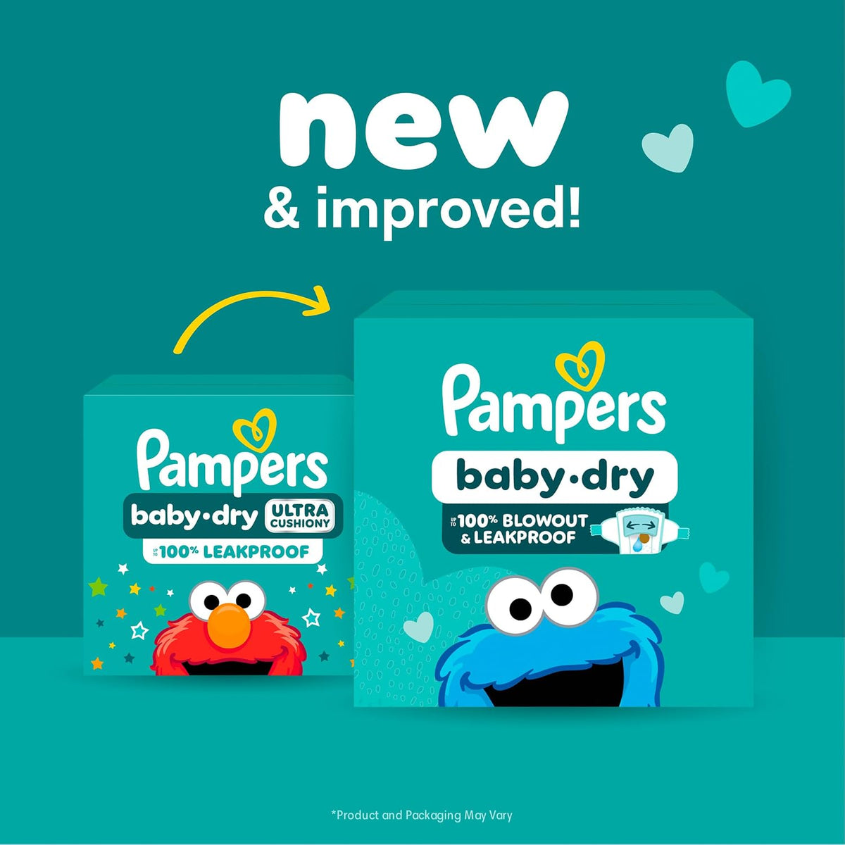 Pampers Baby Dry Ultra Cushiony Nappies, Size 3 (13-26 lbs), 210 Count - view 2