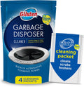 Glisten Garbage Disposer Cleaner, Lemon Scent, 4 Packets