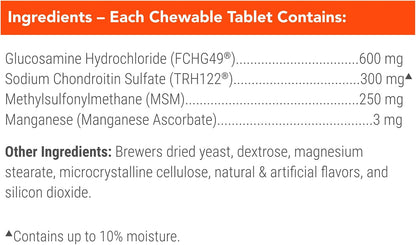 Nutramax Cosequin Joint Supplement for Dogs, 132 Chewable Tablets - view 6