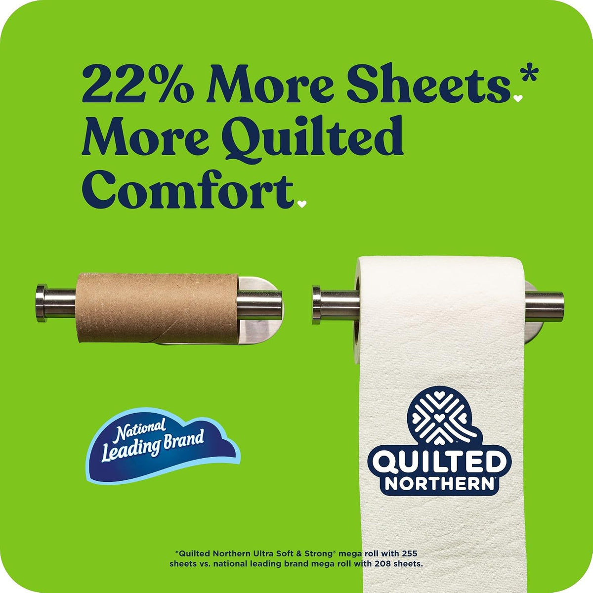 Quilted Northern Ultra Soft & Strong Toilet Paper, 18 Mega Rolls - view 4