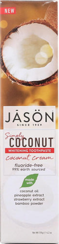 Jason Coconut Whitening Toothpaste, 119 g (4.2 oz)