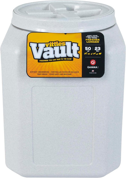 Gamma2 Vittles Vault Airtight Pet Food Storage Container with Scoop, 50 lb - view 2
