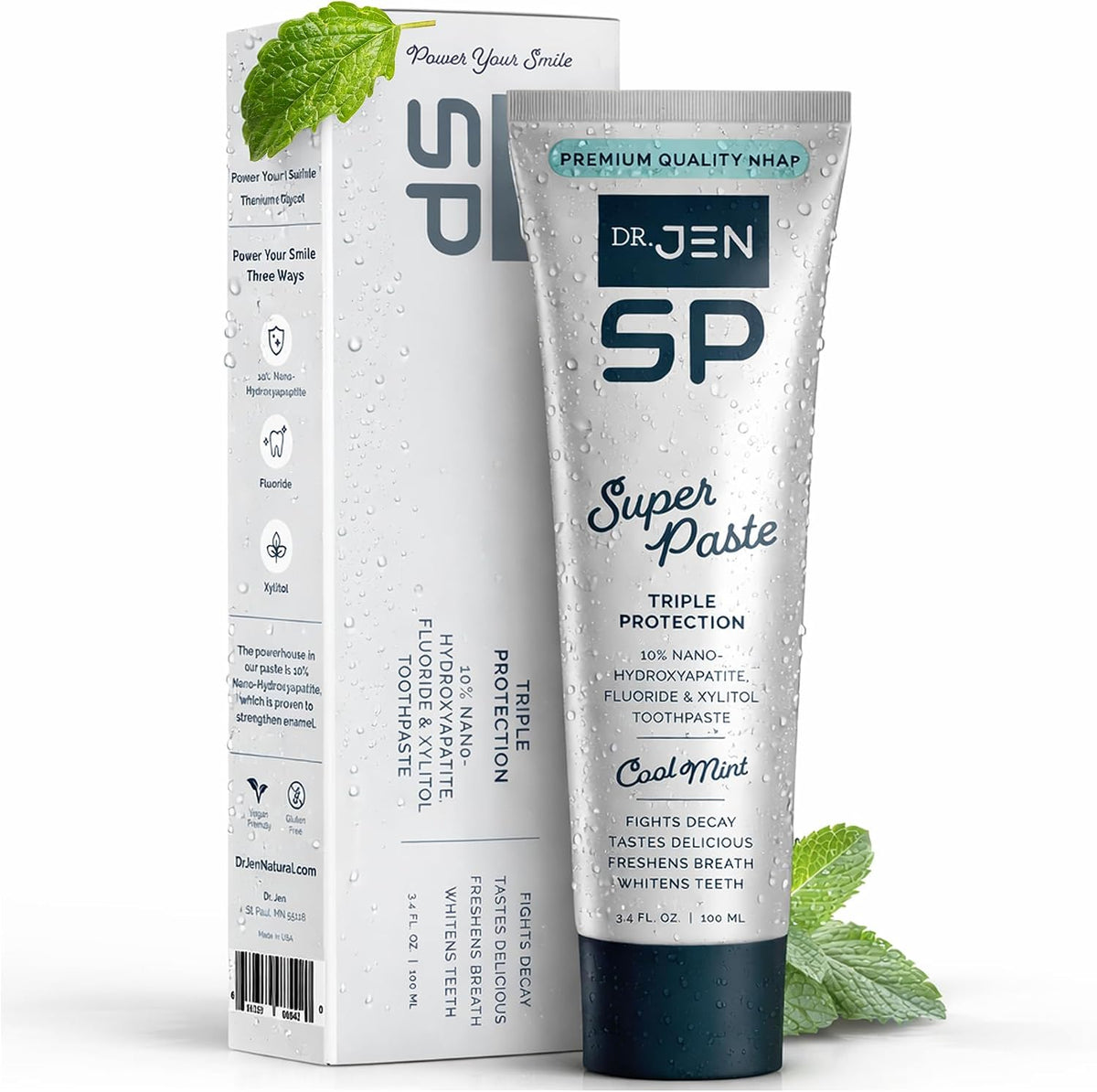 Dr. Jen Super Paste Toothpaste with 10% Nano Hydroxyapatite