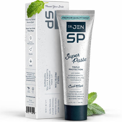Dr. Jen Super Paste Toothpaste with 10% Nano Hydroxyapatite