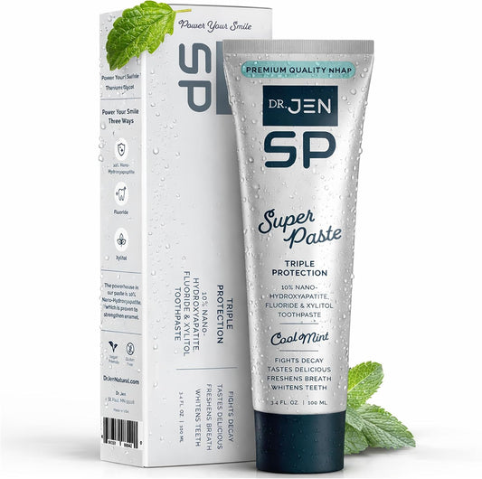 Dr. Jen Super Paste Toothpaste with 10% Nano Hydroxyapatite