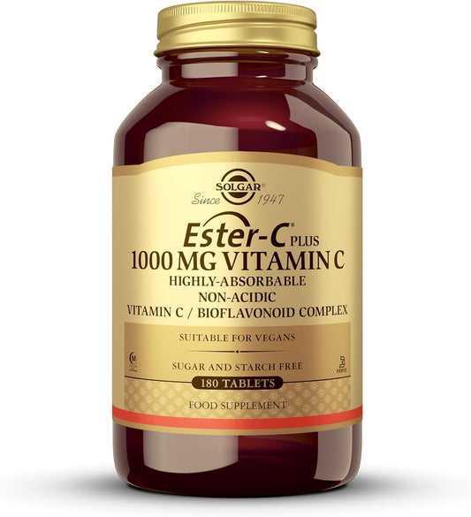 Solgar Ester-C Plus 1000 mg Vitamin C 180 Tablets