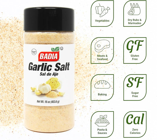 Badia Garlic Salt 16 oz (453.6 g) - view 2