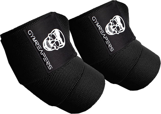 Gymreapers Weightlifting Elbow Wraps, 40 Inch, 1 Pair, Black
