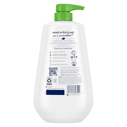 Dove Refresh Cucumber & Green Tea Body Wash, 30.6 oz - view 2