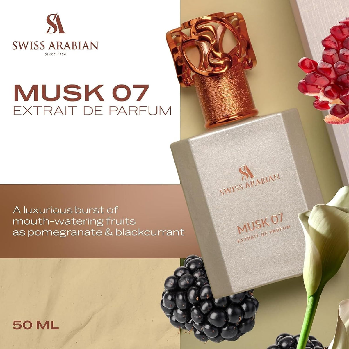 Swiss Arabian Musk 07 Eau de Parfum Spray, 1.7 oz — alternate product view
