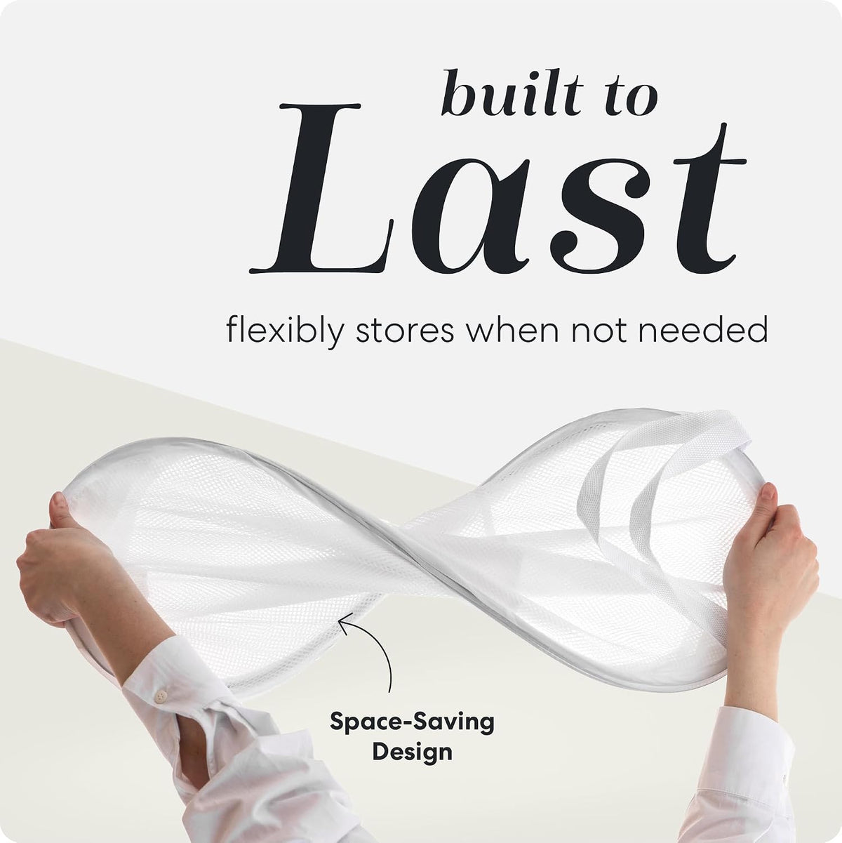Handy Laundry Pop Up Laundry Hamper, 71L, White - view 4