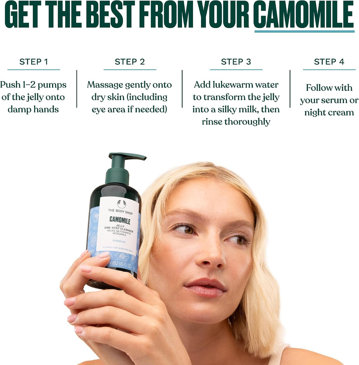 The Body Shop Camomile Jelly One-Step Cleanser 8.2 fl oz - view 6