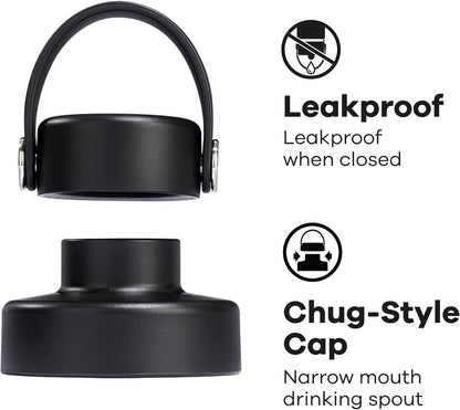 Hydro Flask Wide Mouth Flex Chug Cap Replacement Lid, Black - view 5