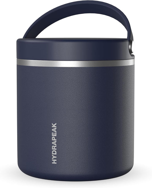 Hydrapeak 25 oz Stainless Steel Vacuum Insulated Food Jar, Navy