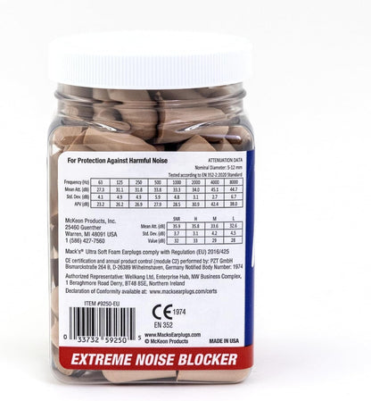 Mack's Ultra Soft Foam Earplugs 50 Pair - view 3