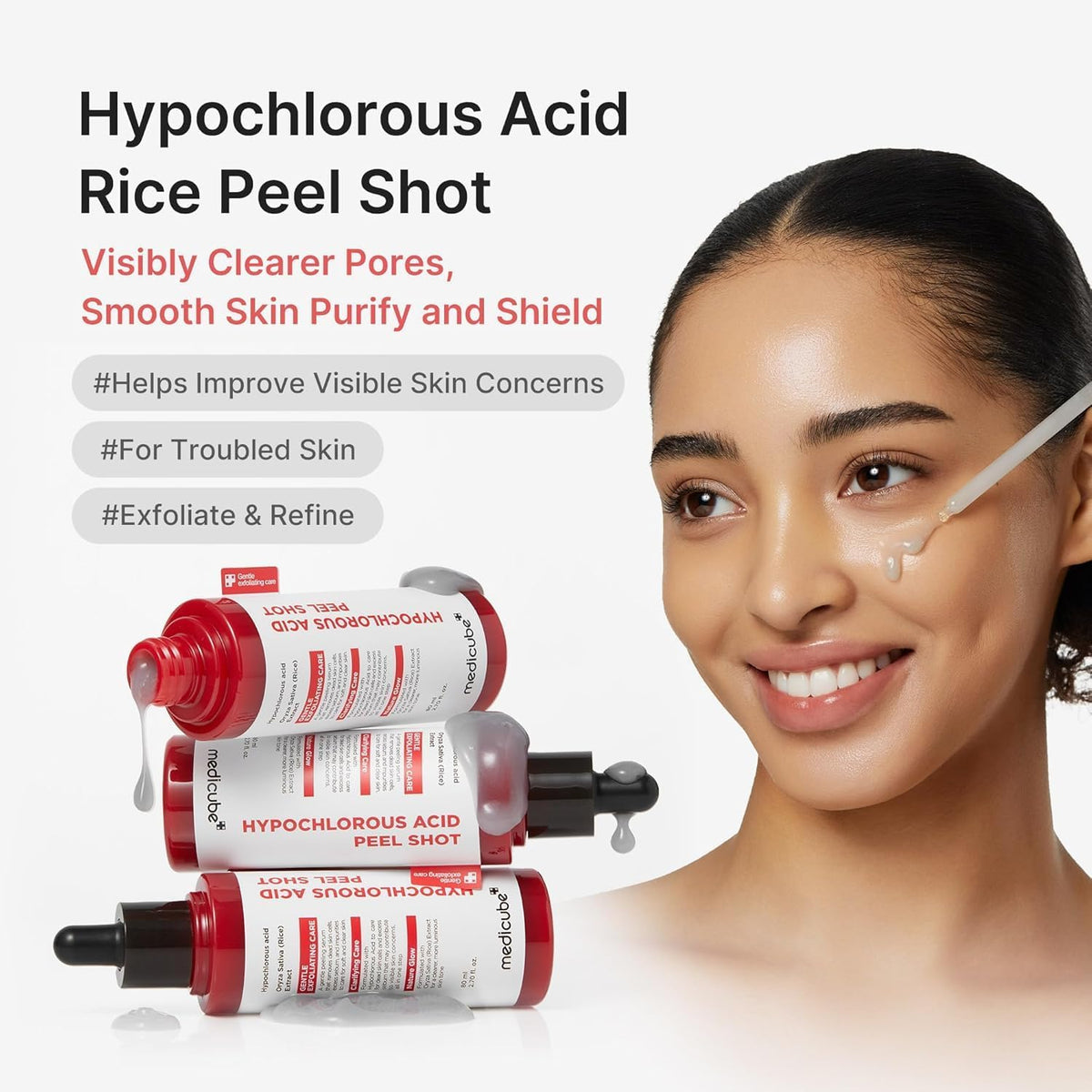 medicube Peel Shot Hypochlorous Acid Exfoliating Serum — alternate product view