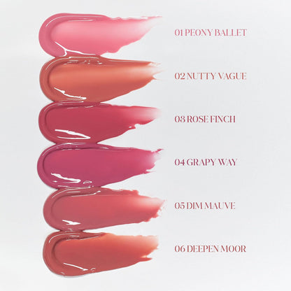 rom&nd Glasting Color Gloss 01 Peony Ballet 4 g - view 5