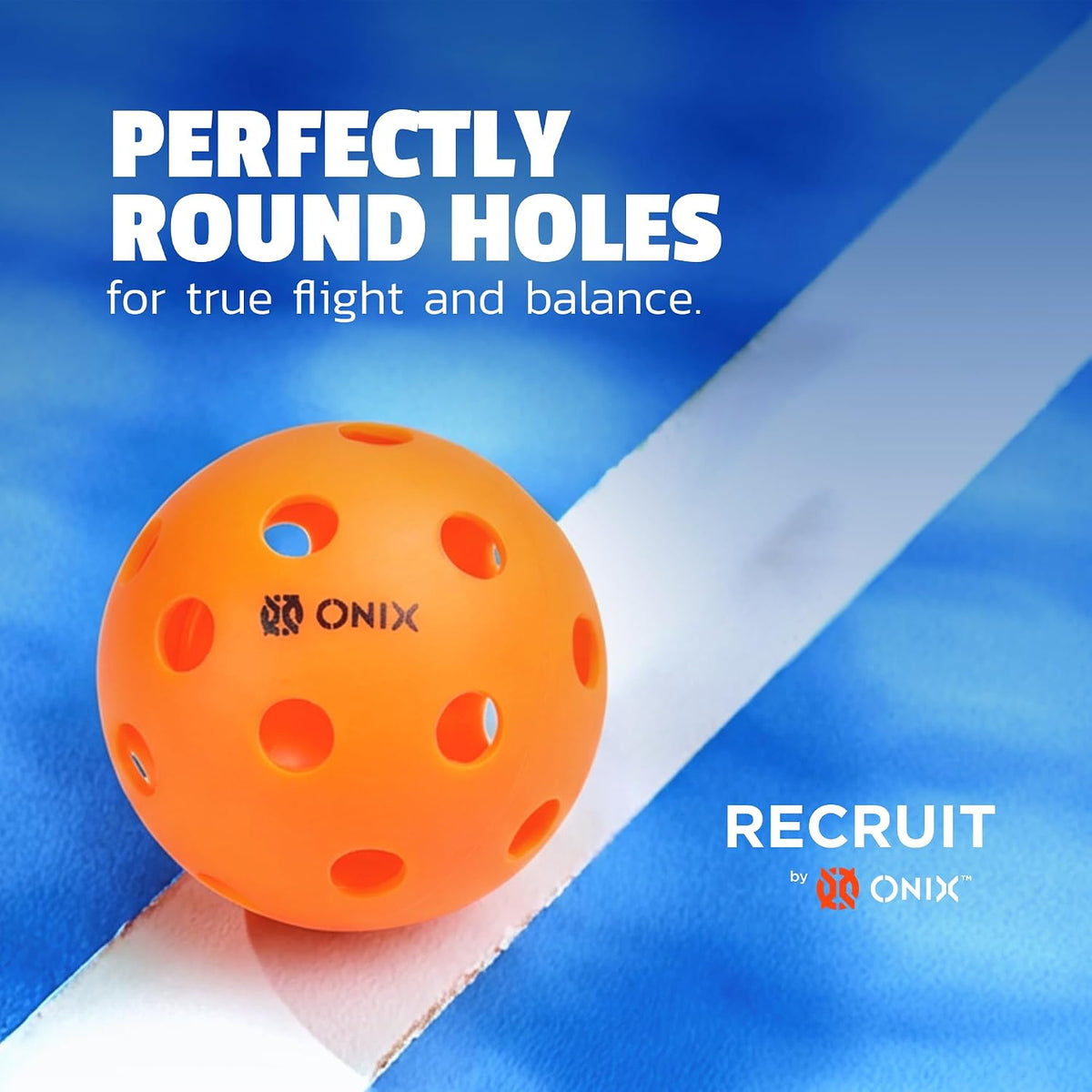 Onix Recruit Indoor Pickleball Balls, Pack of 3 - view 5