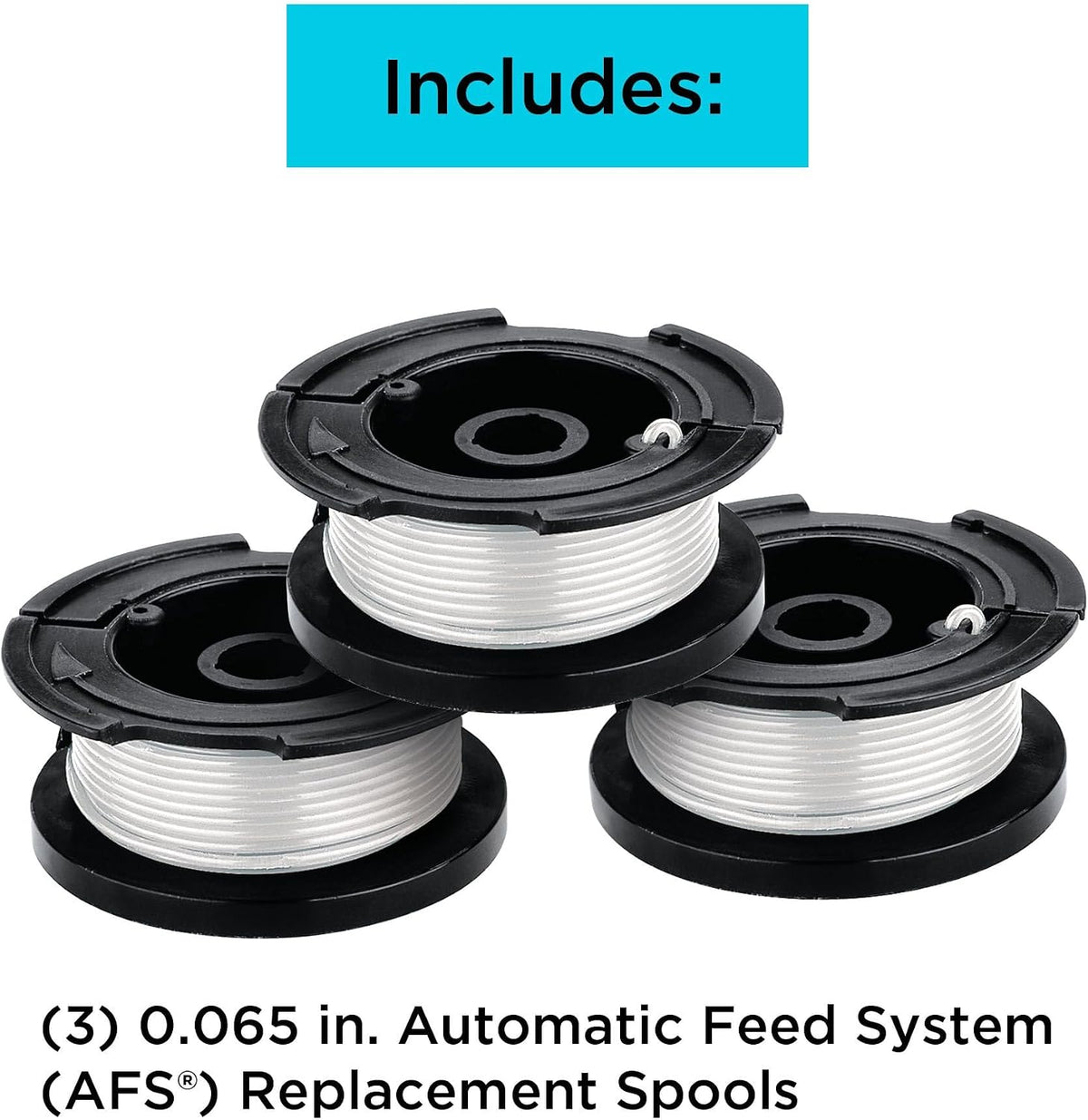 BLACK+DECKER AF1003ZP Trimmer Line Spools, 3 Pack - view 2