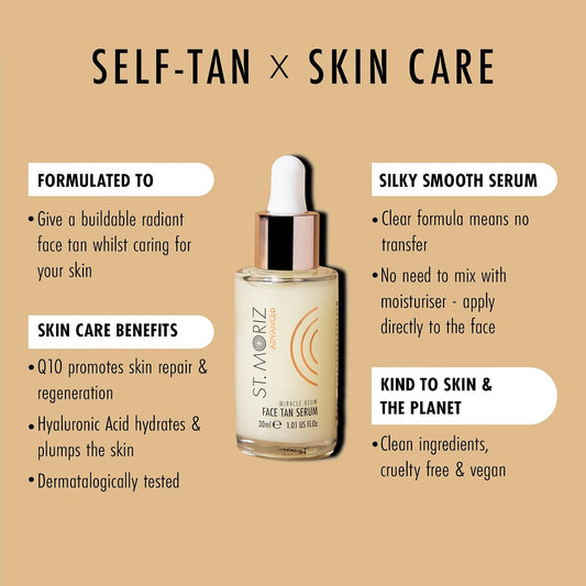 St Moriz Advanced Miracle Glow Face Tan Serum 1.01 fl oz (30 ml) - view 2