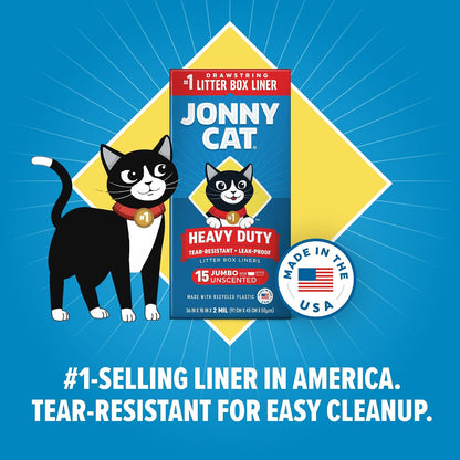 Jonny Cat Heavy Duty Litter Box Liners, Jumbo, 15 Count - view 4