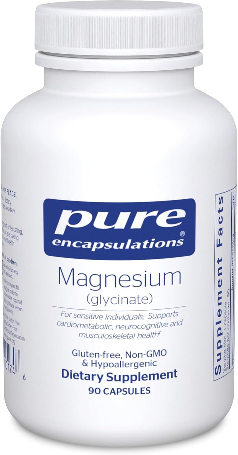 Pure Encapsulations Magnesium (Glycinate), 90 Capsules — product view