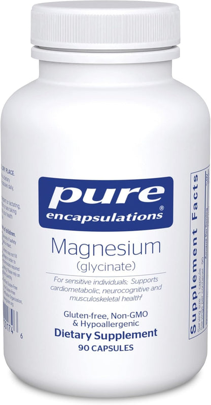 Pure Encapsulations Magnesium (Glycinate), 90 Capsules