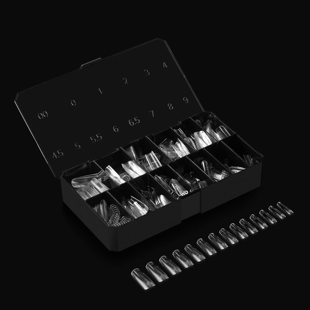 Après Gel-X Natural Square Long Nail Tips Box, 280 Count - view 3