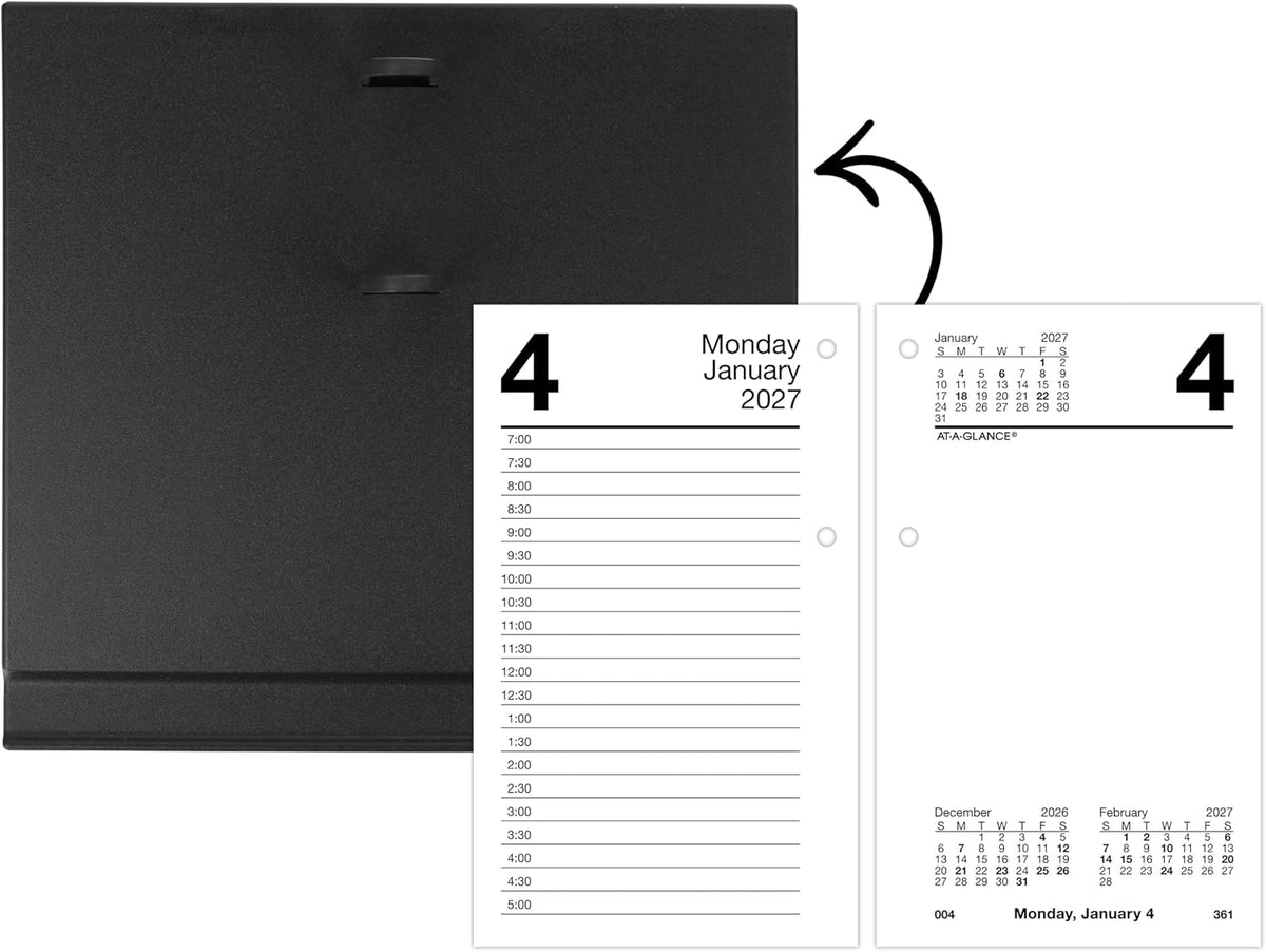 AT-A-GLANCE 2027 Daily Desk Calendar Refill for E1700 Base, 3.5 x 6 Inches - view 6
