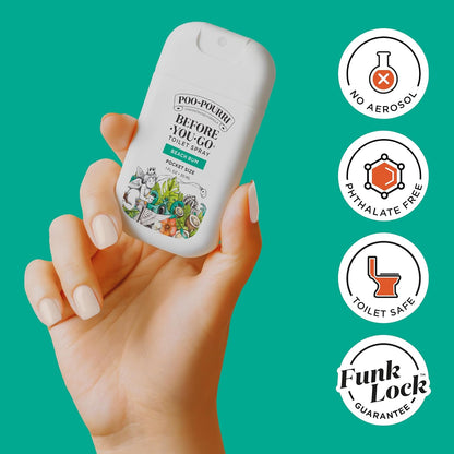 Poo-Pourri Before-You-Go Pocket Toilet Spray, Beach Bum, 1 fl oz (30 ml) - view 5