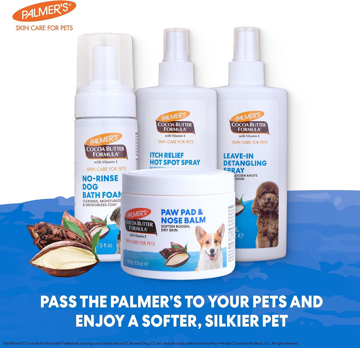 Palmer's for Pets Cocoa Butter Paw Pad and Nose Balm for Dogs, 3.5 oz - view 5