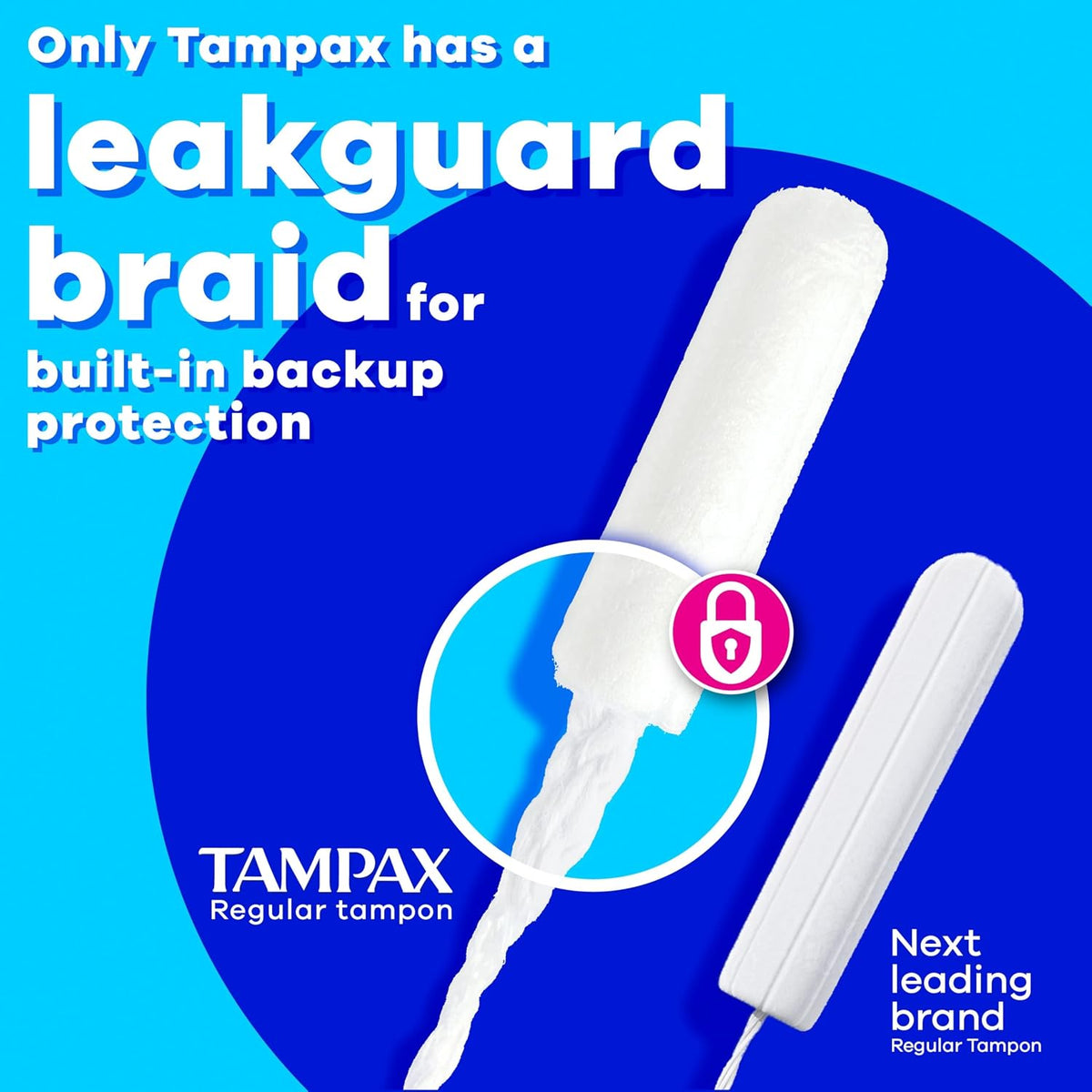 Tampax Pearl Tampons Multipack, Regular/Super, Unscented, 34 Count - view 3