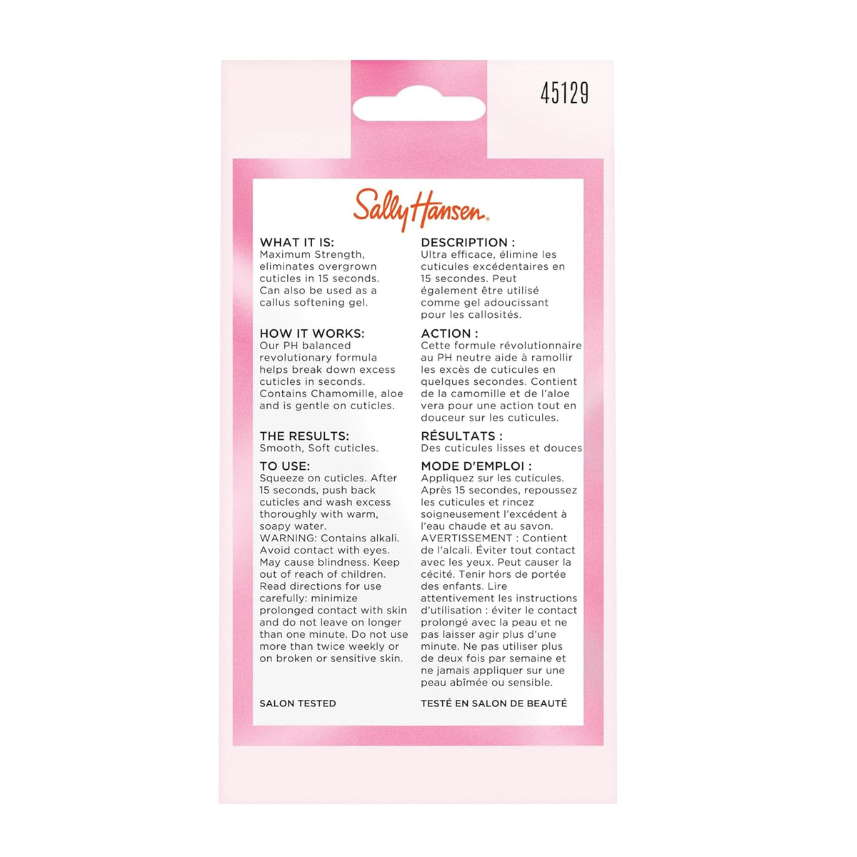 Sally Hansen Instant Cuticle Remover, Fast Drying Gel with Aloe & Chamomile - view 6