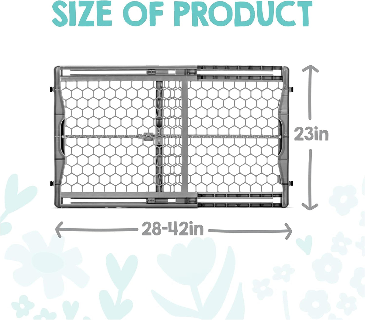 Regalo Extra Wide Plastic Baby Gate, 28-42 Inches — alternate product view