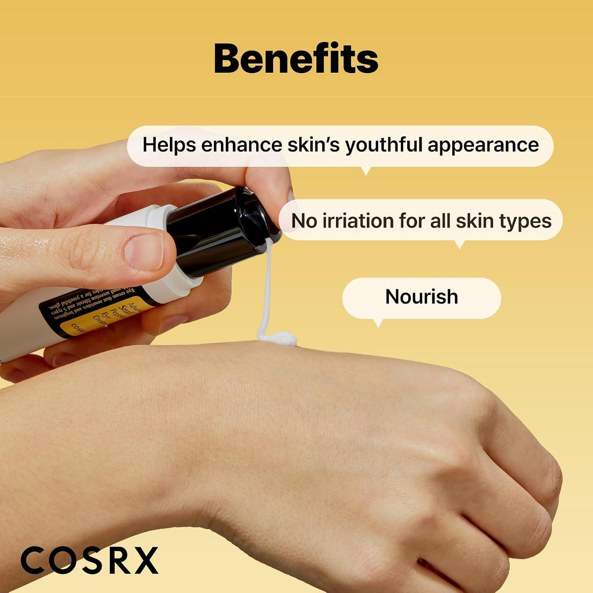 COSRX Snail Peptide Eye Cream with 73.7% Snail Mucin and Niacinamide - view 4