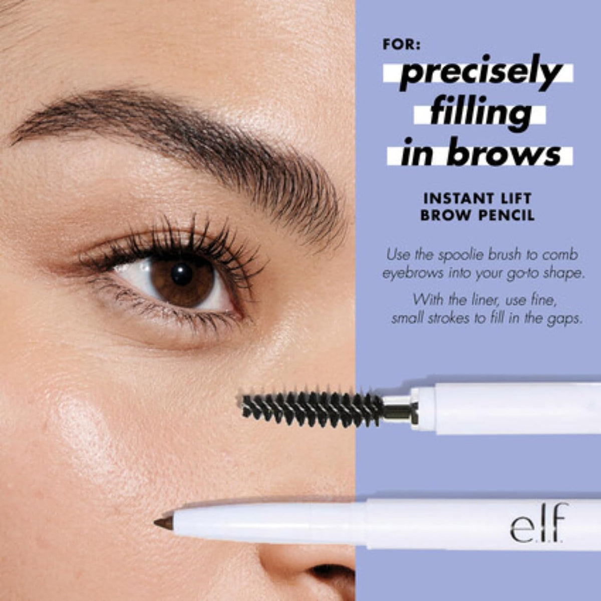 e.l.f. Instant Lift Dual-Sided Brow Pencil, Neutral Brown, 2 Pack - view 5