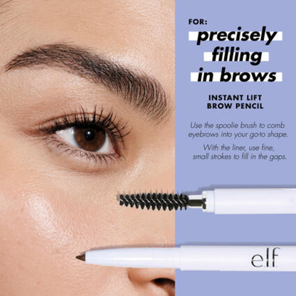 e.l.f. Instant Lift Dual-Sided Brow Pencil, Neutral Brown, 2 Pack - view 5